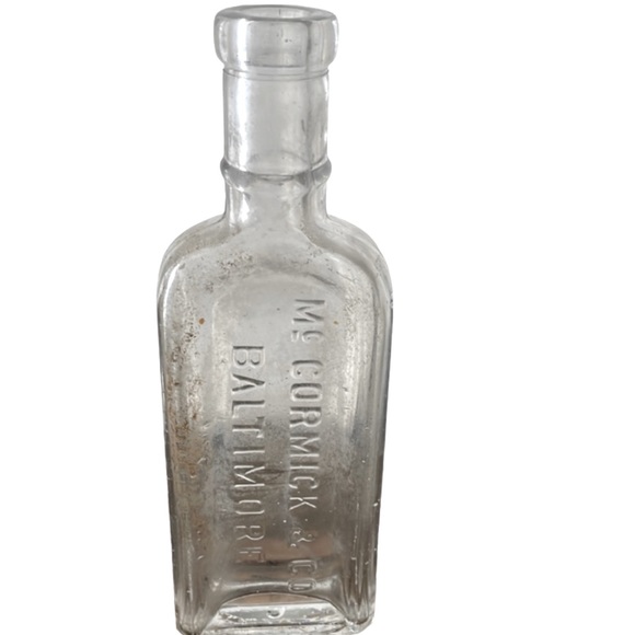 MC CORMICK & CO VINTAGE➕APOTHECARY BOTTLE - Picture 2 of 5
